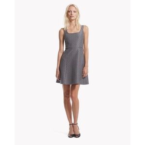 Theory Trekana Circuit Knit Mini Fit & Flare Dress